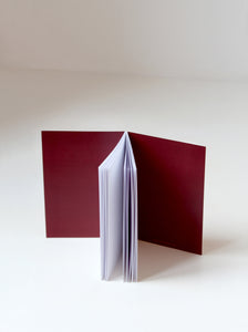 Notesbog rød