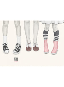 Footwear ArtCard illustration