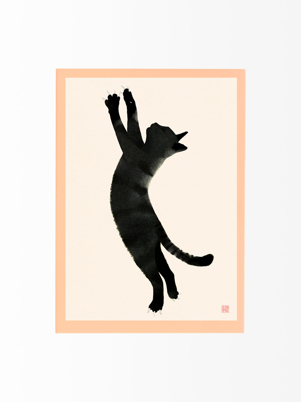 Helena Frank Black Cat card