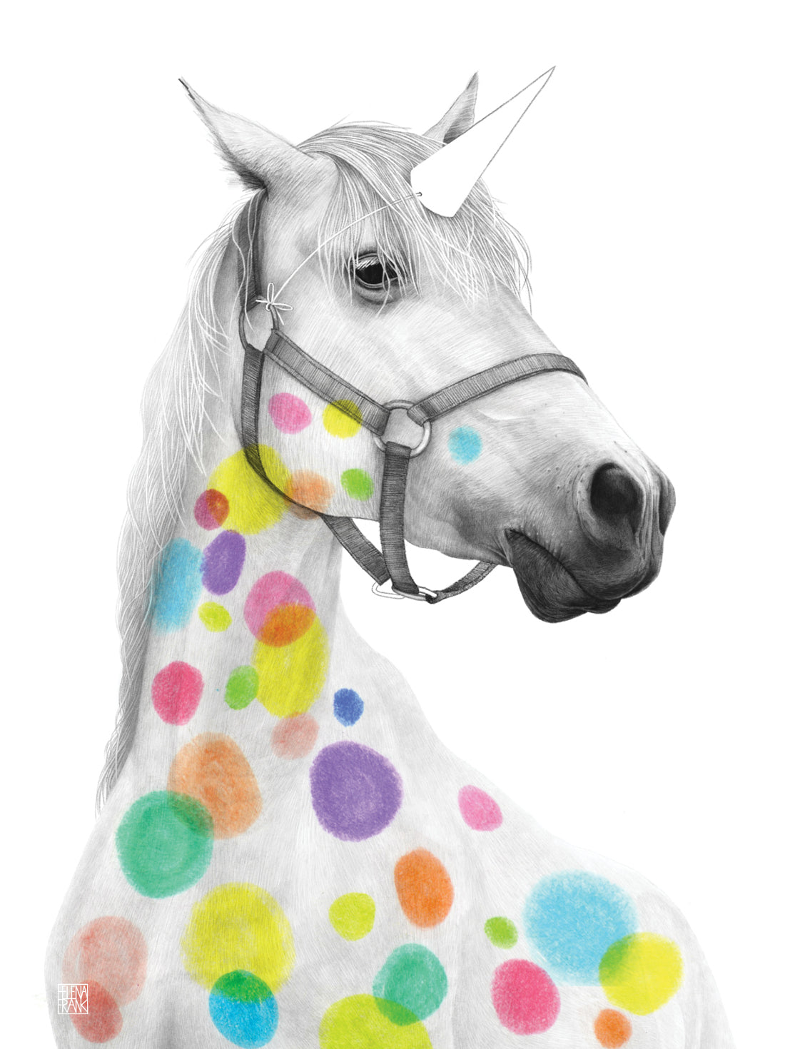 Unicorn card illustration