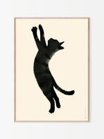 Load image into Gallery viewer, Framed "Black Cat" by Helena Frank
