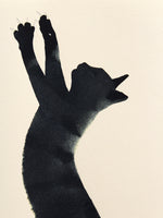 Load image into Gallery viewer, Black Cat artprint
