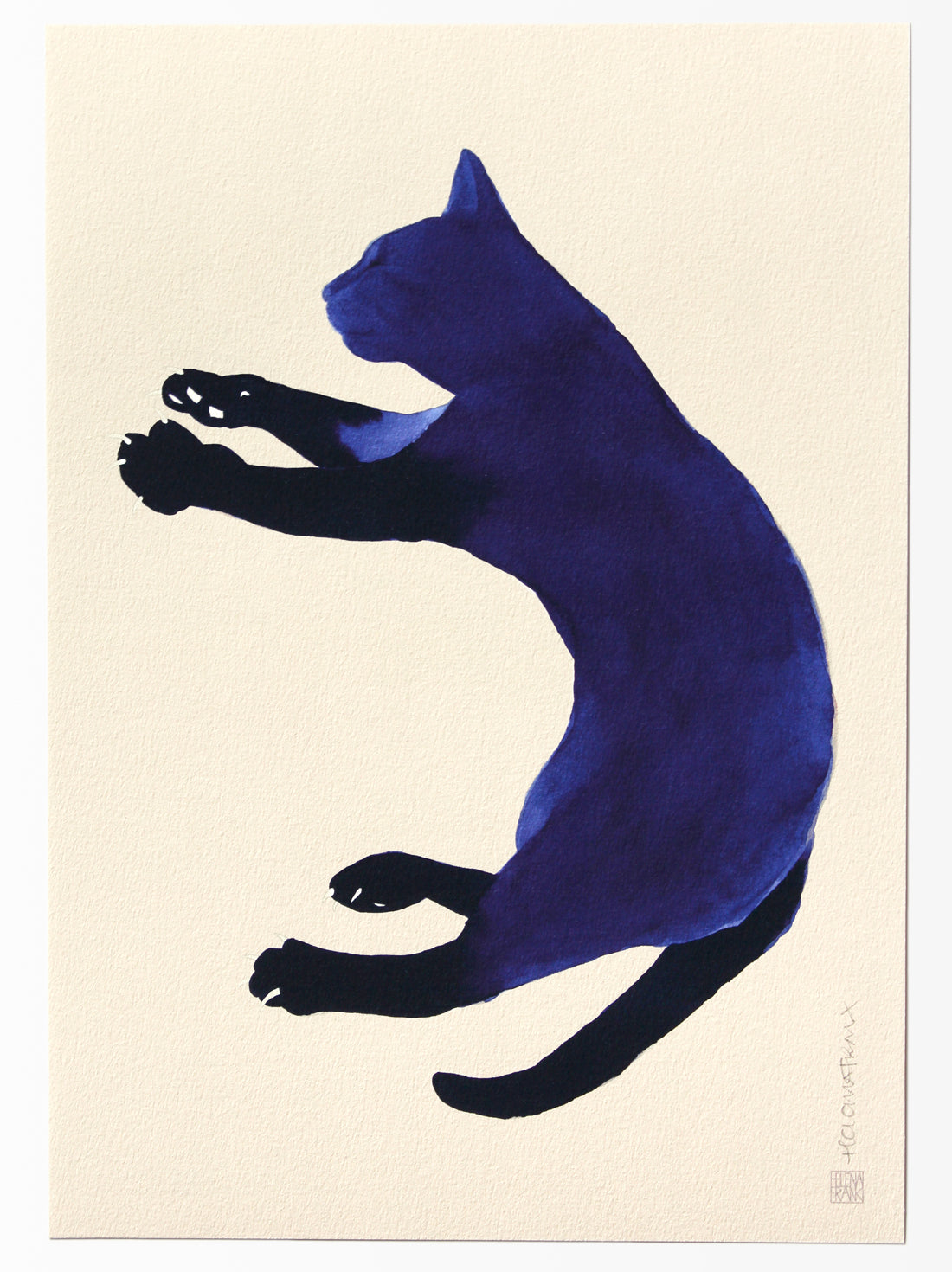 Blue Cat illustration