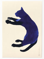 Load image into Gallery viewer, Blue Cat illustration
