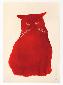 Helena Frank FAT CAT artprint