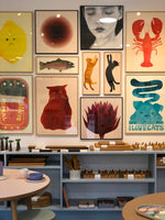 Load image into Gallery viewer, Flower dot artwall
