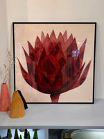 Load image into Gallery viewer, Flower dot framed
