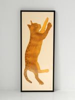 Load image into Gallery viewer, Leo Cat black frame
