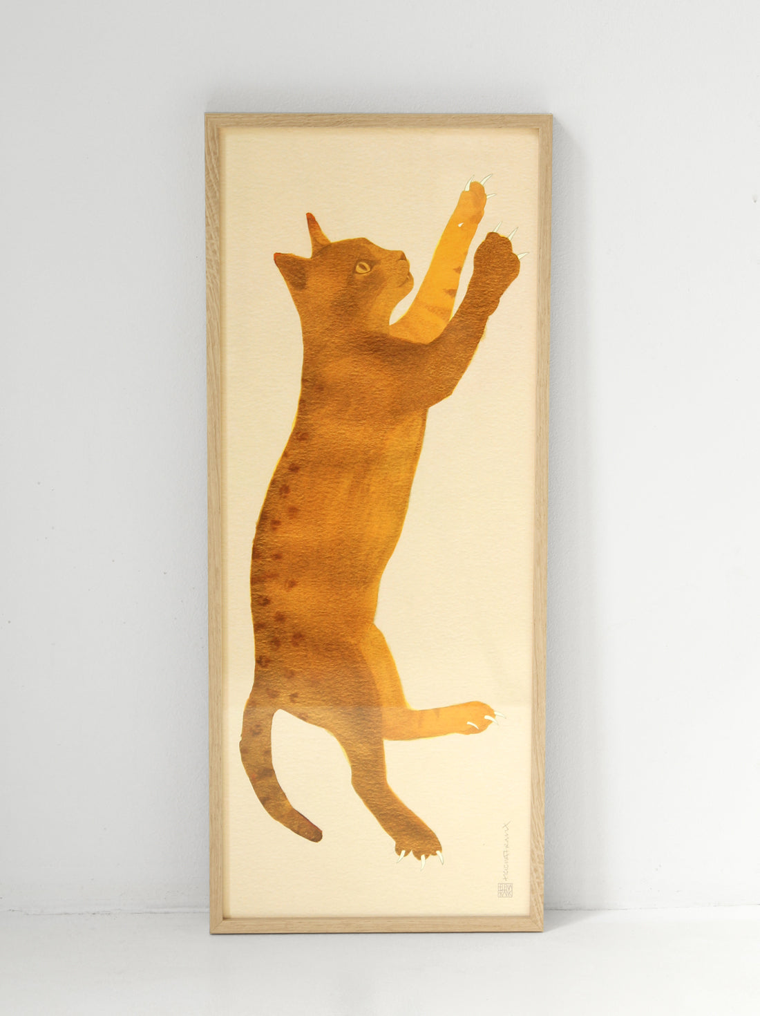 Leo Cat oak frame
