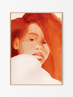 Load image into Gallery viewer, Framed 'Orangehead' by Helena Frank

