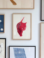 Load image into Gallery viewer, Helena Frank Pink Kitten artwall
