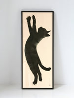 Load image into Gallery viewer, Helena Tiger Cat black frame
