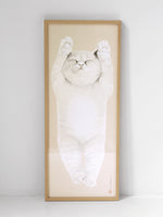 Load image into Gallery viewer, White Cat oak frame
