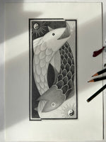 Load image into Gallery viewer, Helena Frank drawing process 
