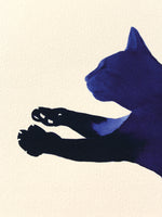 Load image into Gallery viewer, Blue Cat artprint

