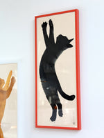 Load image into Gallery viewer, Tiger Cat orange frame

